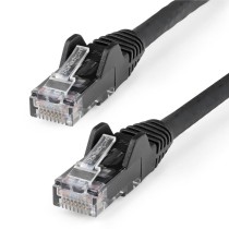 CABLE ETHERNET CAT 6 DE 50 CM - LSZH - CABLE DE RED PATCH CAT6 UTP RJ45 POE DE 100W 10 GBE SIN ENGAN [ N6LPATCH50CMBK ][ CB-2476 ]