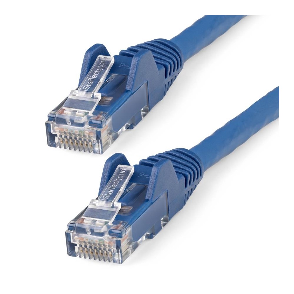 CABLE ETHERNET CAT 6 DE 50 CM - LSZH - CABLE DE RED PATCH CAT6 UTP RJ45 POE DE 100W 10 GBE SIN ENGAN [ N6LPATCH50CMBL ][ CB-2485 ]