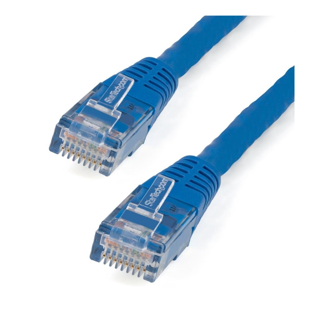 CABLE DE 15.2M AZUL DE RED CATEGORIA CAT6 UTP RJ45 GIGABIT ETHERNET ETL - PATCH MOLDEADO - STARTECH. [ C6PATCH50BL ][ CB-2489 ]