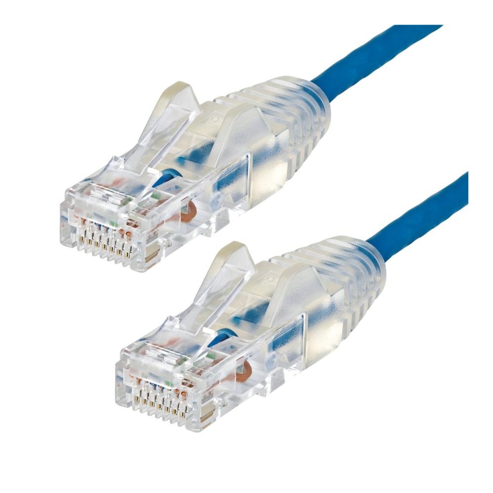 CABLE DE 91CM DE RED ETHERNET CAT6 DELGADO SIN ENGANCHES - CABLE DE RED SNAGLESS - AZUL - STARTECH.C [ N6PAT3BLS ][ CB-2493 ]