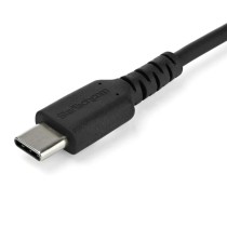 CABLE DE CARGA DE 1M USB C - DE CARGA RAPIDA USB 2.0 TIPO C A USB C REVESTIMIENTO TPE DE FIBRA DE AR [ RUSB2CC1MB ][ CB-2495 ]