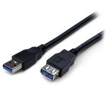 CABLE DE 1.8M DE EXTENSION ALARGADOR PASIVO USB 3.0 SUPERSPEED - MACHO A HEMBRA USB A - EXTENSOR - N [ USB3SEXT6BK ][ CB-2496 ]