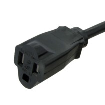 CABLE DE ALIMENTACIÓN 1M - EXTENSION DE ALIMENTACION,NEMA 5-15R A NEMA 5-15P, 13A 125V, 16AWG, CABL [ PAC1013 ][ CB-2514 ]