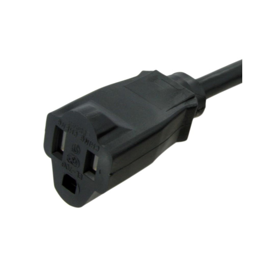 CABLE DE ALIMENTACIÓN 1M - EXTENSION DE ALIMENTACION,NEMA 5-15R A NEMA 5-15P, 13A 125V, 16AWG, CABL [ PAC1013 ][ CB-2514 ]