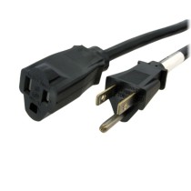 CABLE DE ALIMENTACIÓN 1M - EXTENSION DE ALIMENTACION,NEMA 5-15R A NEMA 5-15P, 13A 125V, 16AWG, CABL [ PAC1013 ][ CB-2514 ]