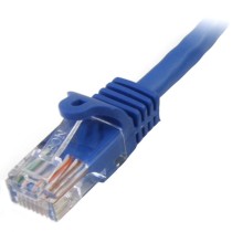 CABLE DE 2M AZUL DE RED FAST ETHERNET CAT5E RJ45 SIN ENGANCHE - CABLE PATCH SNAGLESS - STARTECH.COM  [ 45PAT2MBL ][ CB-2517 ]