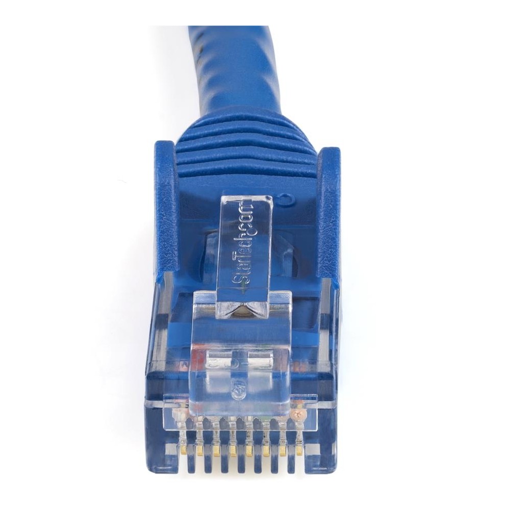 CABLE DE 2.1M DE RED CATEGORIA CAT6 UTP RJ45 GIGABIT ETHERNET ETL PATCH MOLDEADO SNAGLESS - AZUL - S [ N6PATCH7BL ][ CB-2518 ]