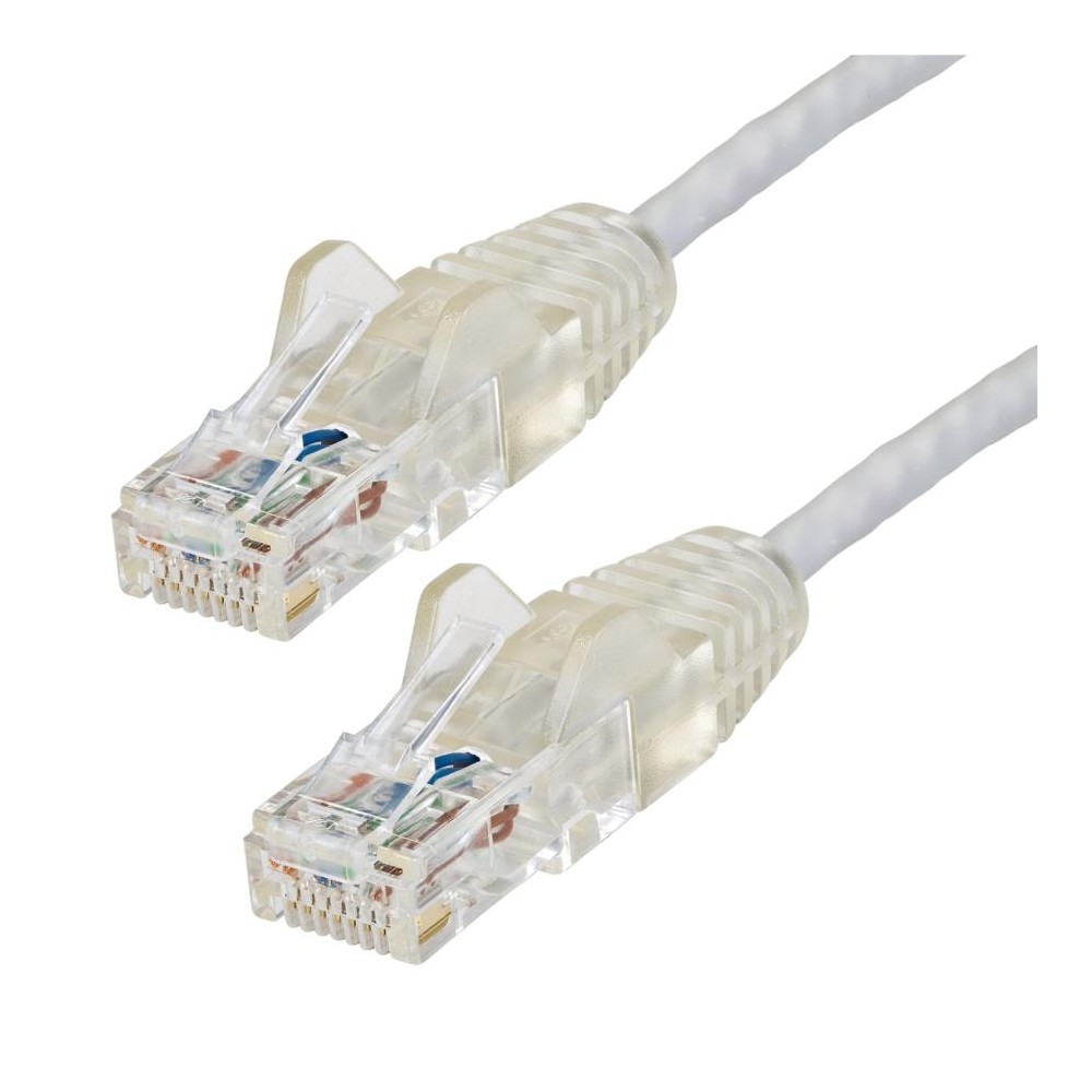 CABLE DE 30CM DE RED ETHERNET CAT6 DELGADO SIN ENGANCHES - CABLE DE RED SNAGLESS - GRIS - STARTECH.C [ N6PAT1GRS ][ CB-2571 ]