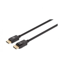 CABLE DISPLAYPORT,MANHATTAN,353595, V1.4 M-M 1.0M NEGRO 8K60HZ [ 353595 ][ CB-2634 ]