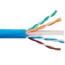 BOBINA DE CABLE CONDUMEX CAT5E UTP BRAVO TWIS CM 100% COBRE 24 AWG 305 MTS COLOR AZUL [ 664456123003450 ][ CB-744 ]