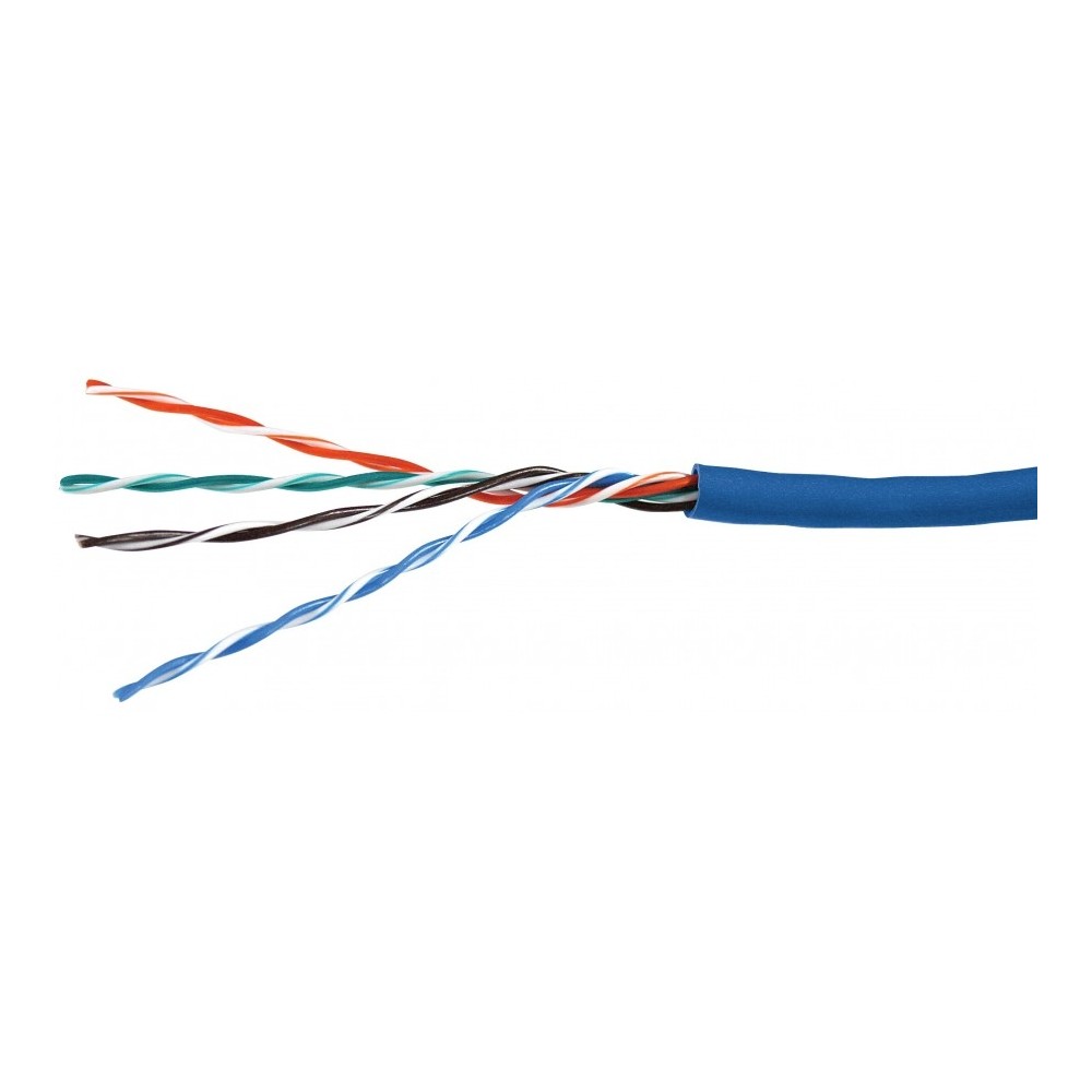 BOBINA DE CABLE CONDUMEX CAT6 UTP ULTRACAT CM 100% COBRE 23 AWG 305 MTS COLOR AZUL [ 664468153003403 ][ CB-837 ]