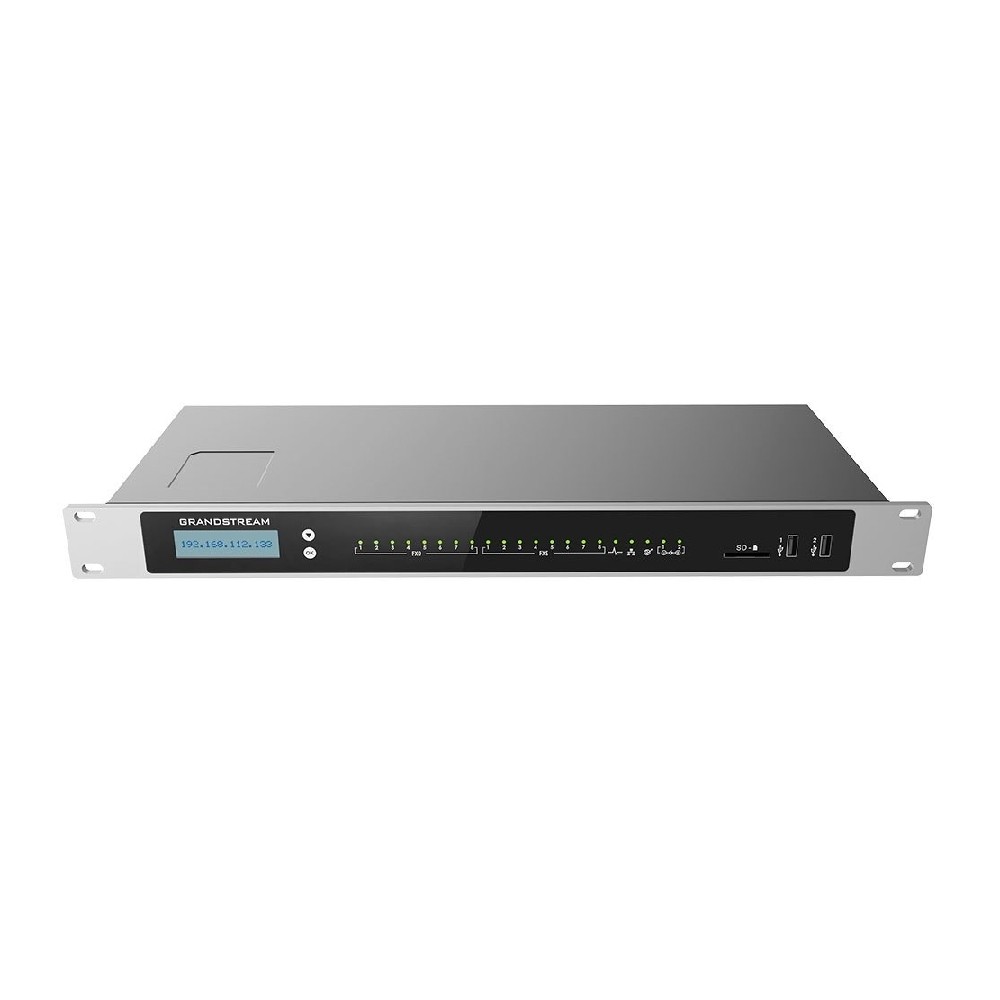 CONMUTADOR IP GRANDSTREAM UCM6308/ 8 (FXO)+ 8 (FXS) 5000 EXTENSIONES SIP 500 LLAMADAS SIMULTANEAS 3  [ UCM6308 ][ CON-86 ]