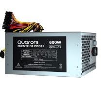 FUENTE DE PODER QUARONI 600W METALICO 24 PIN [ QPSU-02 ][ CSP-439 ]