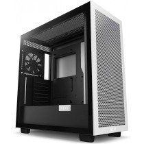 GABINETE NZXT H7 FLOW/NEGRO-BLANC/CON VENTANA/MIDI-TOWER/MICRO-ATX/GAMER [ CM-H71FG-01 ][ CS-815 ]