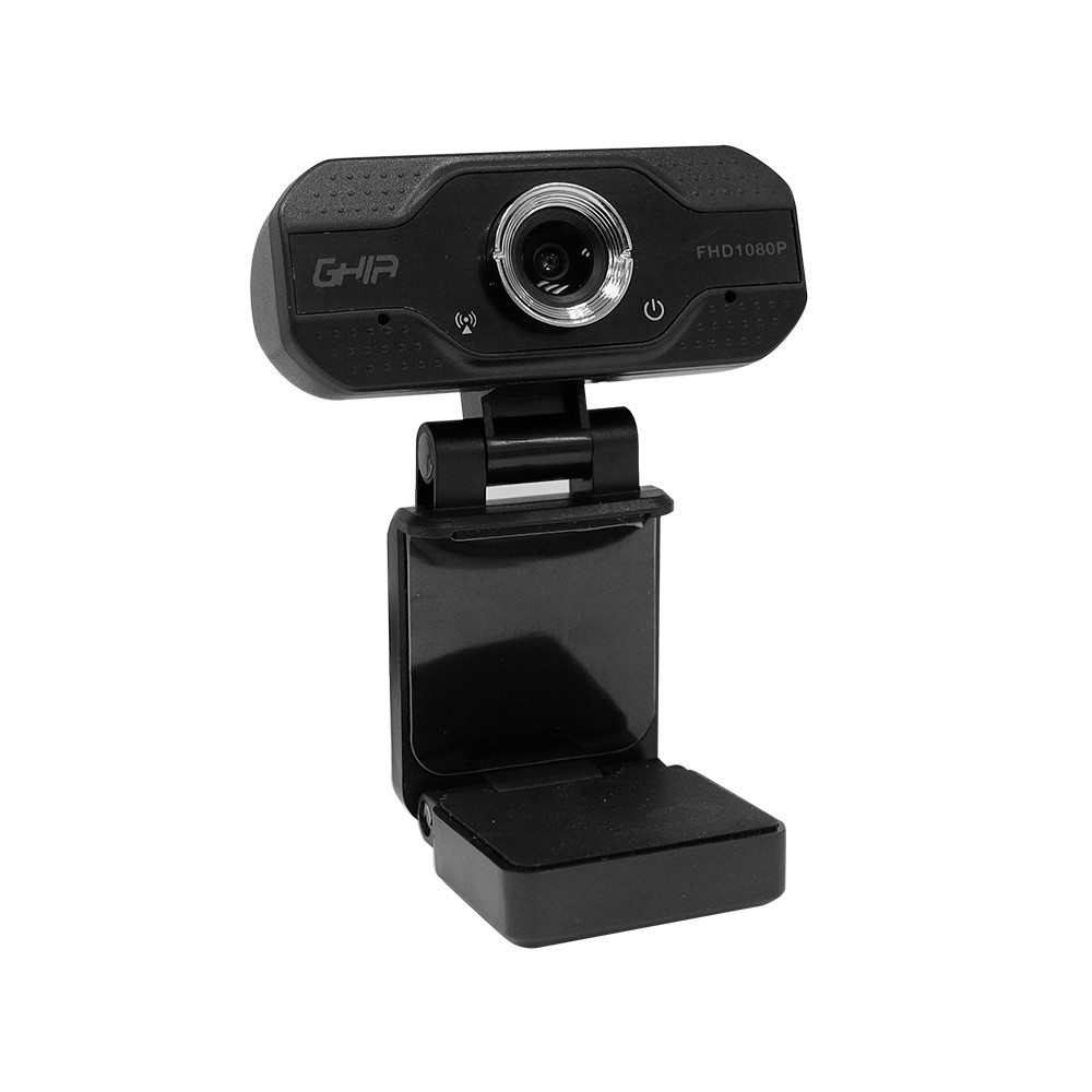 CAMARA WEB GHIA FULL HD 1080P, MICROFONO INTEGRADO VIA USB 2.0, BASE AJUSTABLE, COLOR NEGRO [ GWC2 ][ CV-1322 ]