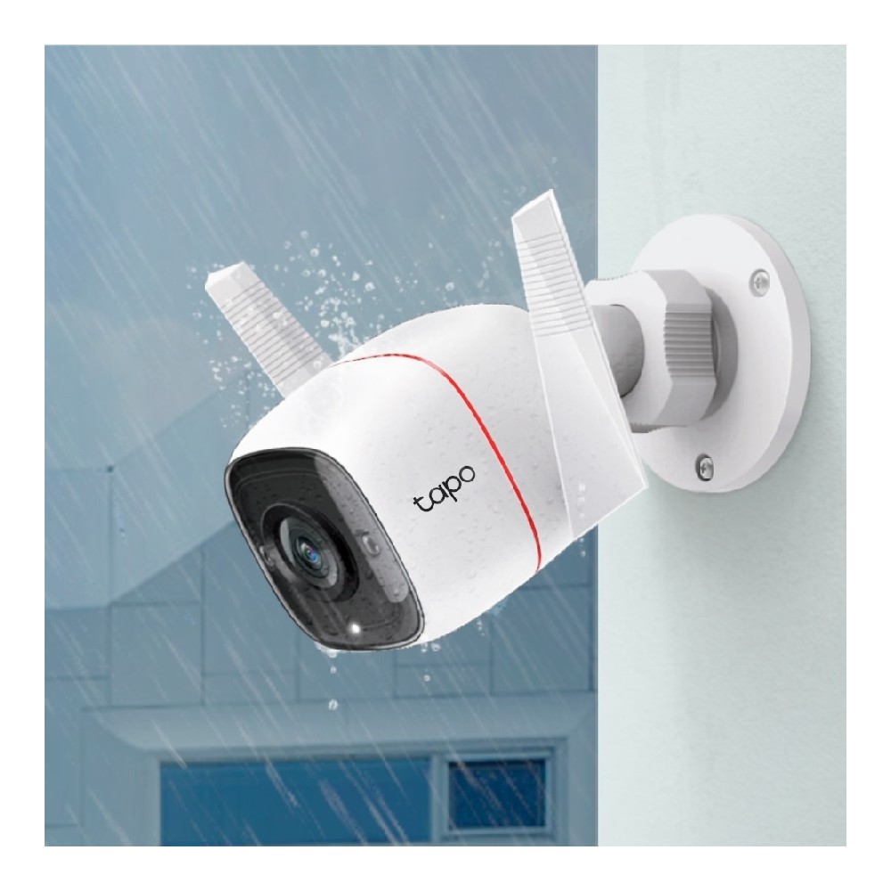 CAMARA IP TP-LINK TAPO C310 WIFI PT EXTERIOR 3MP DETECCION DE MOVIMIENTO VISION NOCTURNA MICROSD 128 [ TAPO-C310 ][ CV-1359 ]