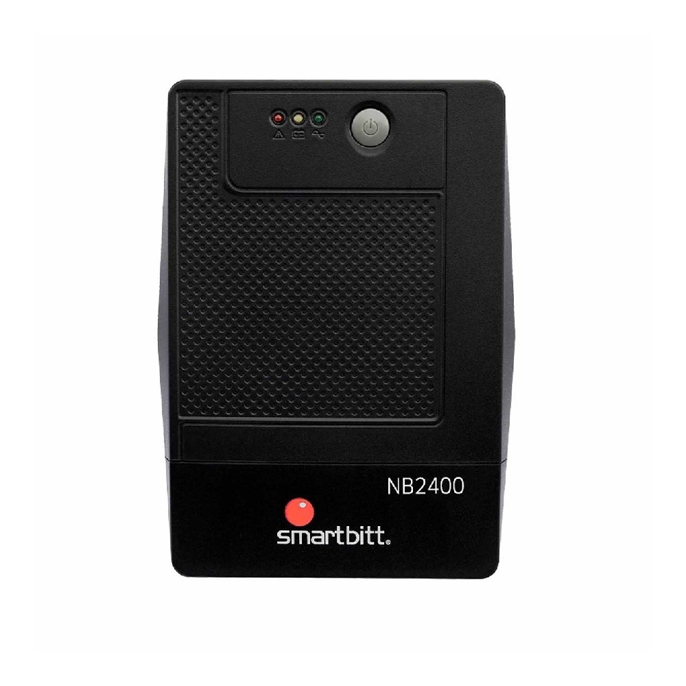 NO-BREAK SMARTBITT 2400VA/1200 WATTS 8 CONTACTOS 4 PROTECCION Y 4 CONTACTOS SUPRESION, REGULACION DE [ SBNB2400 ][ FR-1237 ]