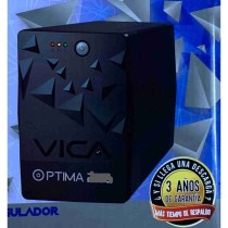 NO BREAK UPS VICA OPTIMA 500 CON REGULADOR INTEGRADO 500VA 240WATTS 6 TOMAS TIPO NEMA 5-15R SOFTWARE [ OPTIMA-500 ][ FR-1252 ]