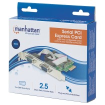 TARJETA PCI EXPRESS,MANHATTAN,152082,SERIAL 2 PUERTOS [ 152082 ][ HDC-115 ]