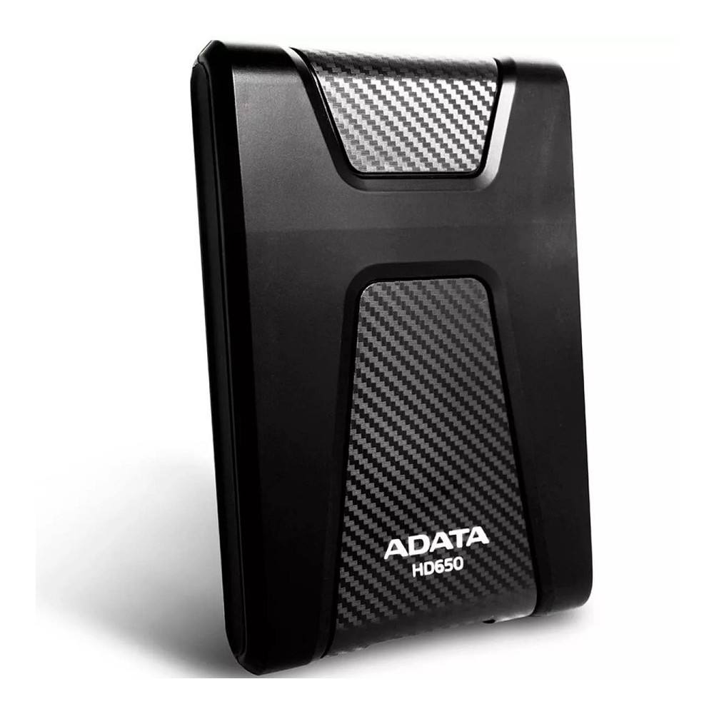 DISCO DURO EXTERNO ADATA HD650 1TB PORTATIL 2.5 USB 3.2 NEGRO WINDOWS MAC LINUX CONTRAGOLPES  [ AHD650-1TU31-CBK ][ HD-1836 ]