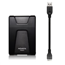 DISCO DURO EXTERNO ADATA HD650 1TB PORTATIL 2.5 USB 3.2 NEGRO WINDOWS MAC LINUX CONTRAGOLPES  [ AHD650-1TU31-CBK ][ HD-1836 ]