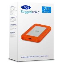 DISCO DURO EXTERNO LACIE RUGGED USB-C 2TB 2.5 PORTATIL USB 3.1 NARANJA-PLATA WINDOWS MAC CONTRAGOLPE [ STFR2000800 ][ HD-2371 ]