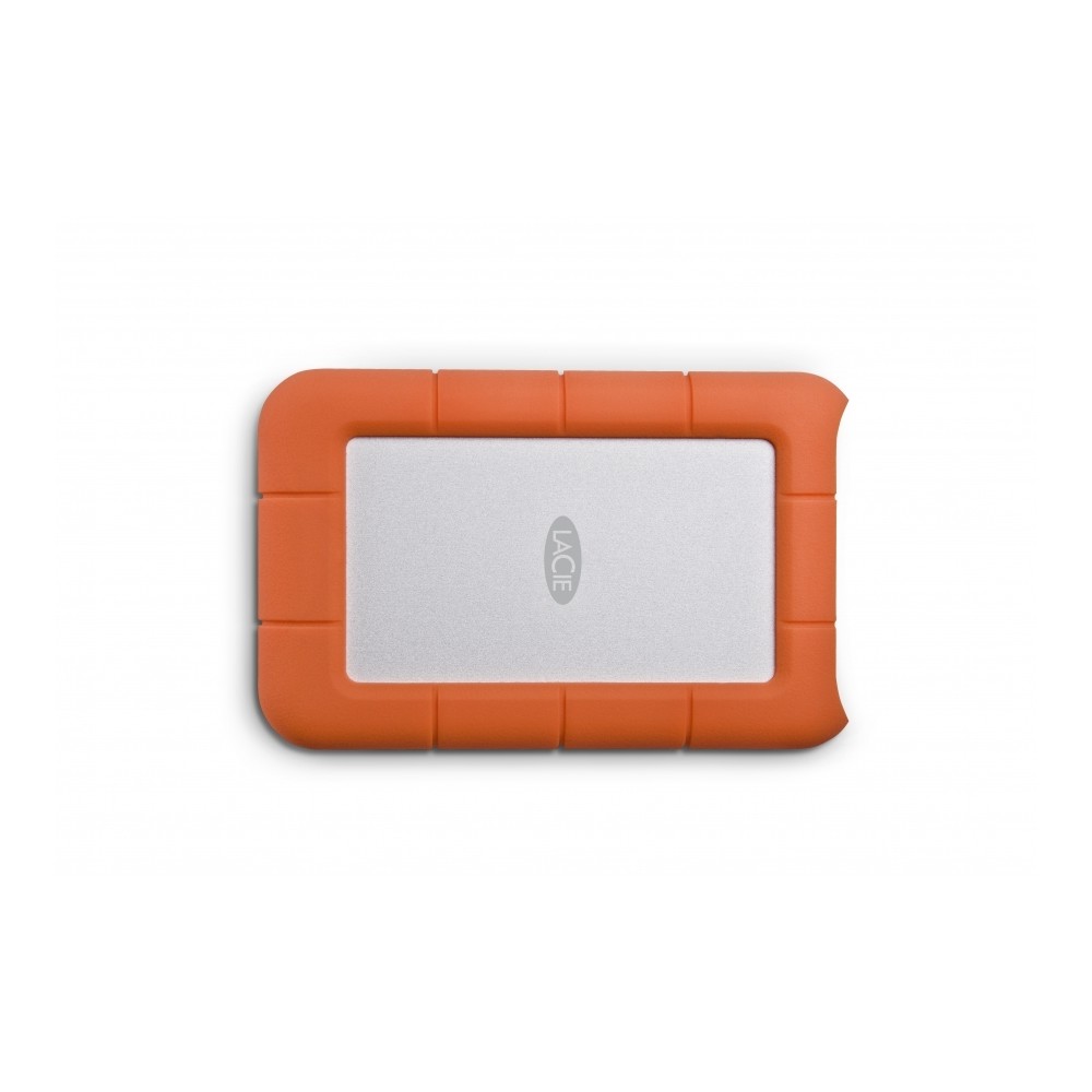 DISCO DURO EXTERNO LACIE RUGGED MINI 4TB 2.5 PORTATIL USB 3.0 NARANJA-PLATA WINDOWS MAC CONTRAGOLPES [ LAC9000633 ][ HD-2375 ]