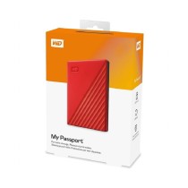 DISCO DURO EXTERNO WD MY PASSPORT 1TB 2.5 PORTATIL USB3.0 ROJO WINDOWS BACKUP ENCRIPTACION [ WDBYVG0010BRD-WESN ][ HD-2454 ]