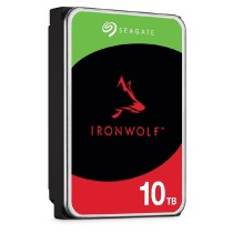 DISCO DURO INTERNO SEAGATE IRONWOLF 10TB 3.5 ESCRITORIO SATA3 6GB/S 256MB 7200RPM 24X7 HOT-PLUG NAS  [ ST10000VN000 ][ HD-2806 ]