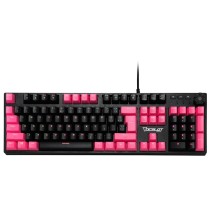 TECLADO MECANICO EXTENDIDO OCELOT/ALAMBRICO/ILUMINACION TIPO RGB CUBIERTA DE ABS/COLOR NEGRO CON ROS [ OGMK04 ][ KB-826 ]