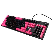 TECLADO MECANICO EXTENDIDO OCELOT/ALAMBRICO/ILUMINACION TIPO RGB CUBIERTA DE ABS/COLOR NEGRO CON ROS [ OGMK04 ][ KB-826 ]