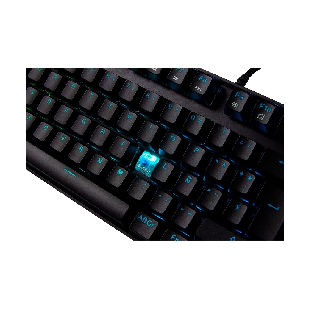 TECLADO GAMER BALAM RUSH DOMINATE GK560 / ALAMBRICO USB / ILUMINACION RGB / MULTIMEDIA / ESPAÑOL /  [ BR-932707 ][ KB-872 ]