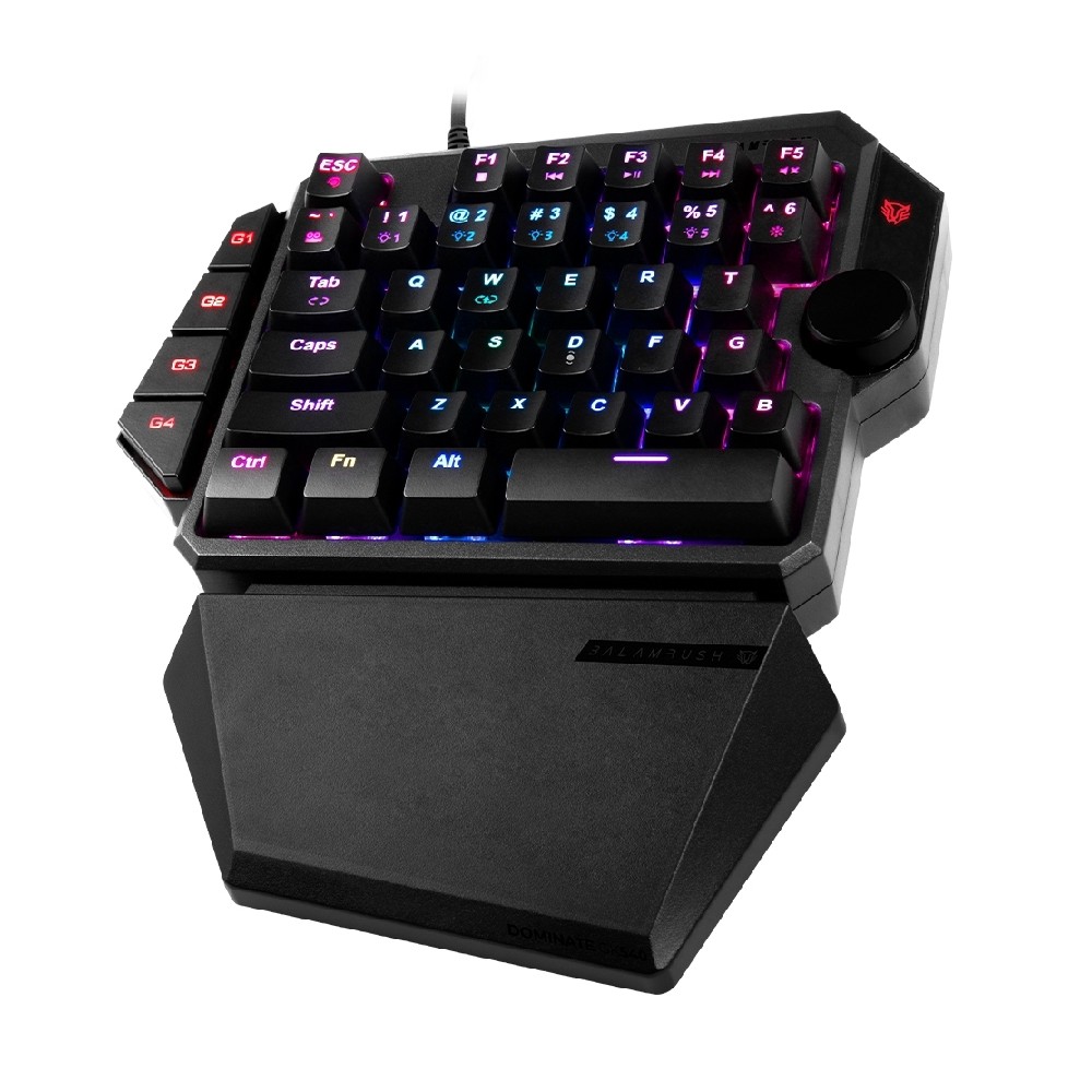 TECLADO GAMER BALAM RUSH DOMINATE GK540 / ALAMBRICO USB / ILUMINACION RGB / MULTIMEDIA / MECANICO A  [ BR-932721 ][ KB-873 ]