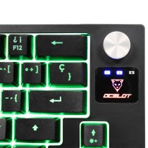 OCELOT TECLADO DE MEMBRANA ESTILO 60 CON RUEDA DE CONTROL DE VOLUMEN [ OK-M60 ][ KB-888 ]