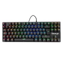 TECLADO ALAMBRICO TIPO MECANICO TKL SWITCH ROJO FULL RGB, ESTRUCTURA DE ABS [ OK-TKL2 ][ KB-890 ]