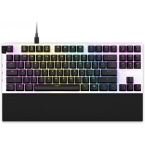 TECLADO MECANICO NZXT FUNCTION TENKEYLESS / BLANCO / REPOSA MUÑECAS / INGLES / RGB / GAMER [ KB-1TKUS-WR ][ KB-950 ]