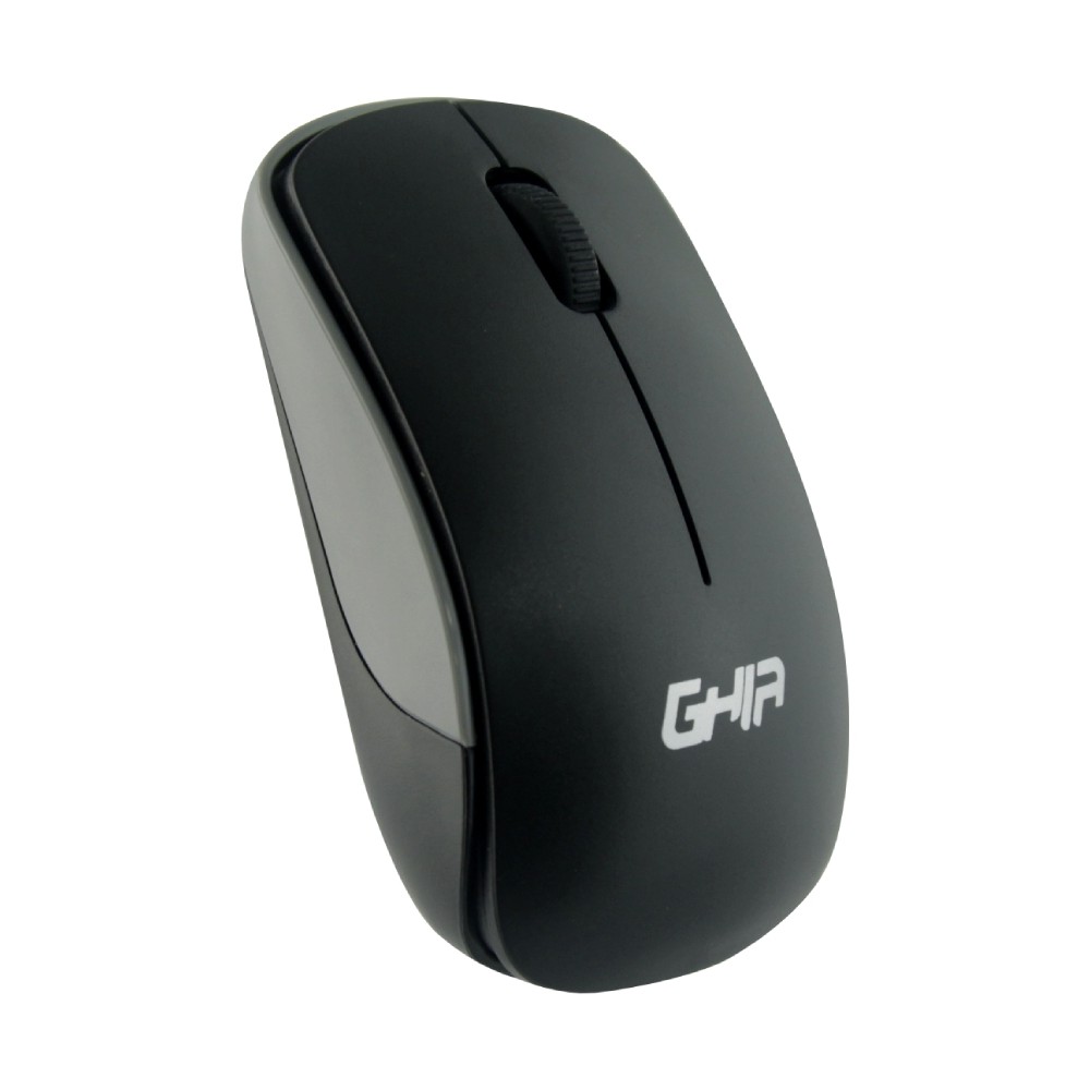 MOUSE INALAMBRICO GM400NG GHIA COLOR NEGRO/GRIS [ GM400NG ][ MS-1254 ]