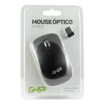 MOUSE INALAMBRICO GM400NG GHIA COLOR NEGRO/GRIS [ GM400NG ][ MS-1254 ]