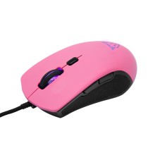 MOUSE OCELOT GAMING ALAMBRICO/ILUMINACION TIPO RGB/DPI 1000-1600-3000-6200/ COLOR ROSA MAGENTA CON N [ OGMM03 ][ MS-1407 ]