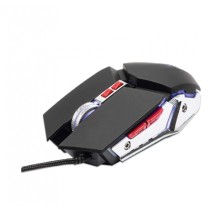 MOUSE,MANHATTAN,179348, OPTICO GAMING 7 BOTONES, NEGRO/PLATA 3200 DPI [ 179348 ][ MS-1417 ]