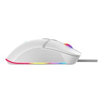 MOUSE OCELOT CREATORS ALAMBRICO/BLANCO/RGB/7 BOTONES/HASTA DPI 7200/OCELOT GAMING [ OCM-WHITE-PEARL ][ MS-1426 ]