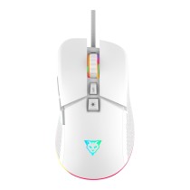 MOUSE OCELOT CREATORS ALAMBRICO/BLANCO/RGB/7 BOTONES/HASTA DPI 7200/OCELOT GAMING [ OCM-WHITE-PEARL ][ MS-1426 ]