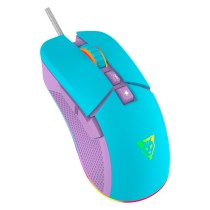 MOUSE OCELOT CREATORS ALAMBRICO/AZUL CON MORADO/RGB/7 BOTONES/HASTA DPI 7200/OCELOT GAMING [ OCM-CANDY-BLUE ][ MS-1428 ]