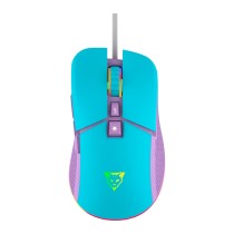 MOUSE OCELOT CREATORS ALAMBRICO/AZUL CON MORADO/RGB/7 BOTONES/HASTA DPI 7200/OCELOT GAMING [ OCM-CANDY-BLUE ][ MS-1428 ]