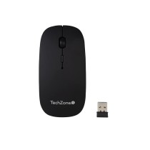 MOUSE TECHZONE TZ18MOUINAMP-NG RECARGABLE USB MOUSEPAD NEGRO  [ TZ18MOUINAMP-NG ][ MS-1436 ]