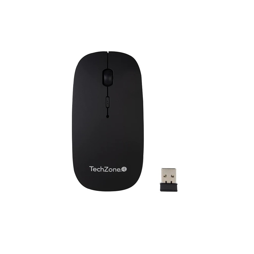 MOUSE TECHZONE TZ18MOUINAMP-NG RECARGABLE USB MOUSEPAD NEGRO  [ TZ18MOUINAMP-NG ][ MS-1436 ]