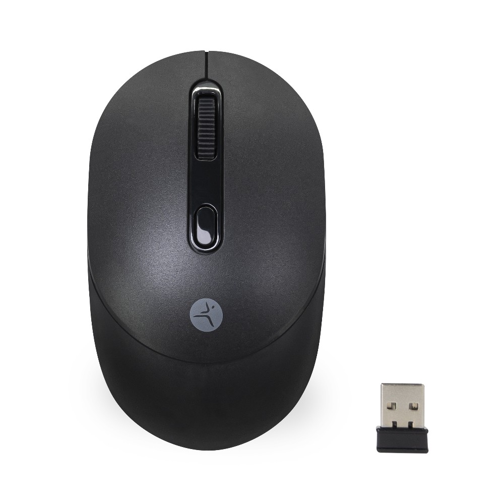 MOUSE TECHZONE TZMOUG201-INA INALAMBRICO ERGONOMICO NANO USB NEGRO  [ TZMOUG201-INA ][ MS-1446 ]