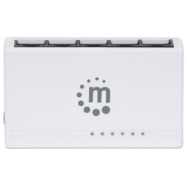 SWITCH,MANHATTAN,560672, 5 PTOS 10/100 DESKTOP BLANCO MH [ 560672 ][ NIC-2254 ]