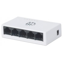 SWITCH,MANHATTAN,560672, 5 PTOS 10/100 DESKTOP BLANCO MH [ 560672 ][ NIC-2254 ]