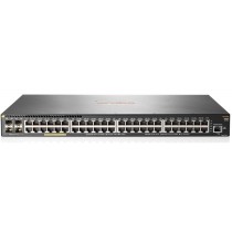 SWITCH HPE ARUBA JL256A 2930F 48 PUERTOS RJ45 10/100/1000 POE 370W Y 4 SFP 1/10GE ADMINISTRABLE CAPA [ JL256A ][ NIC-2303 ]